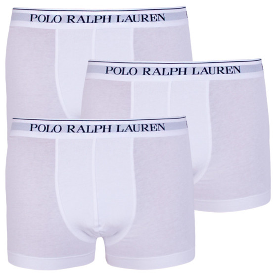 3PACK Boxers para homem Ralph Lauren branco (714513424001)