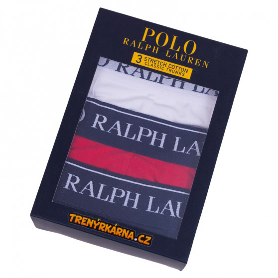 3PACK Boxers para homem Ralph Lauren multicolorido (714513424005)