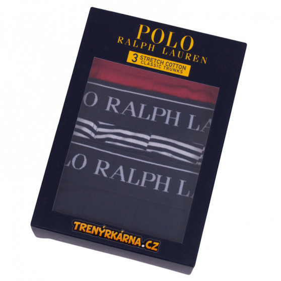 3PACK Boxers para homem Ralph Lauren multicolorido (714662050008)