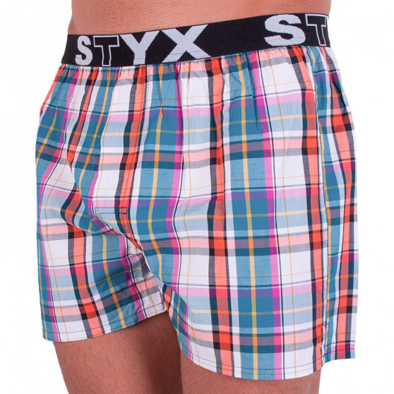 Boxers para homem Styx desporto elástico multicolorido (B622)