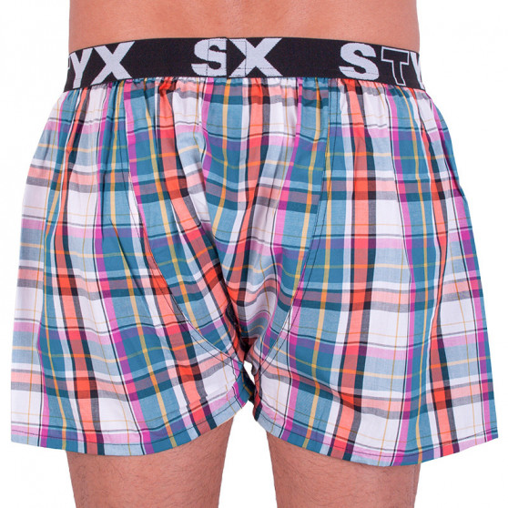 Boxers para homem Styx desporto elástico multicolorido (B622)