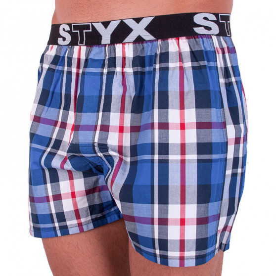 Boxers para homem Styx desporto elástico multicolorido (B630)