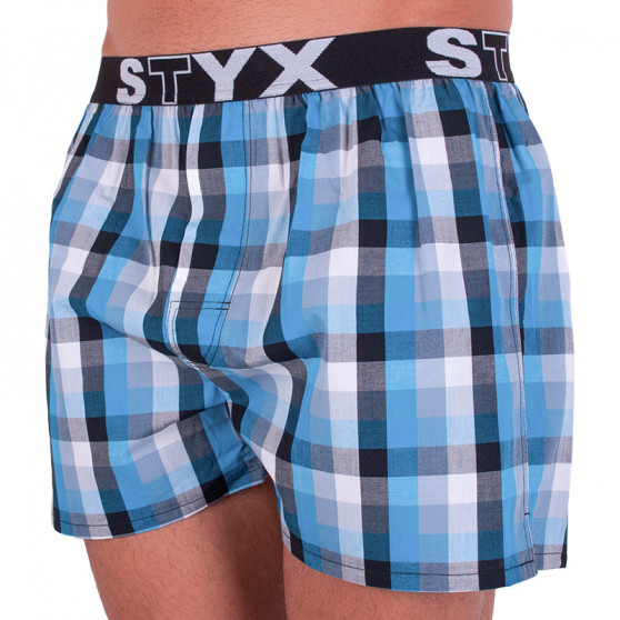 Boxers para homem Styx desporto elástico multicolorido (B637)