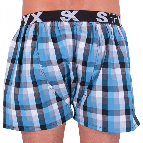 Boxers para homem Styx desporto elástico multicolorido (B637)