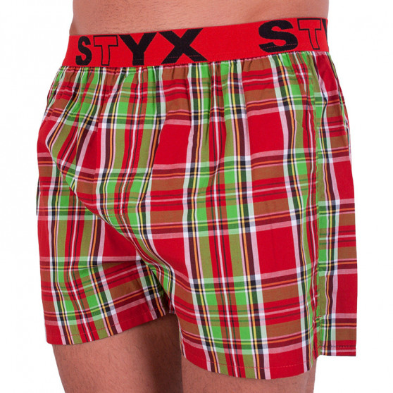 Boxers para homem Styx desporto elástico multicolorido (B624)