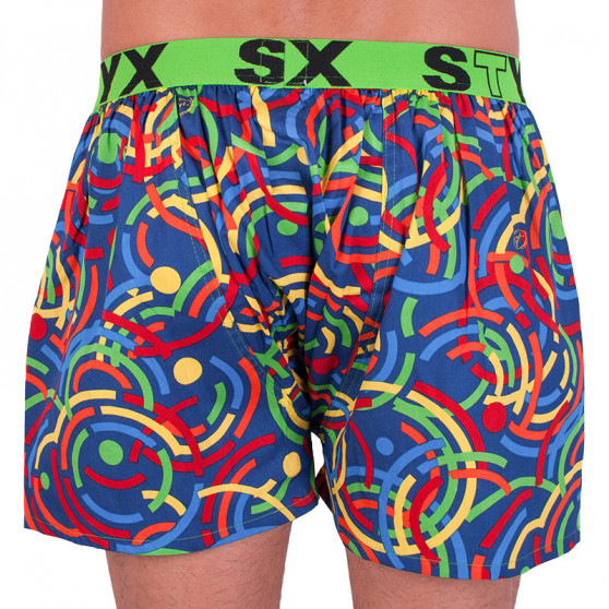 Boxers para homem Styx art sports borracha colorida (B659)