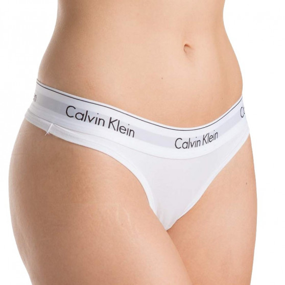 Tanga para mulher Calvin Klein branco (QF5117E-100)