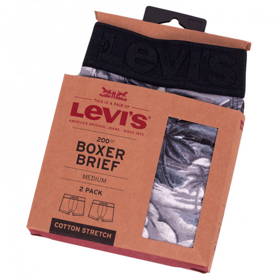 2PACK Boxers para homem Levis multicolorido (995005001 703)