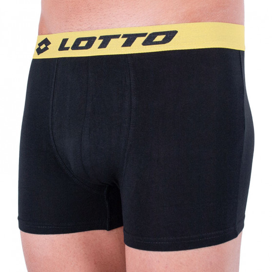 Boxers para homem Lotto preto e amarelo (30.51.02.18d)