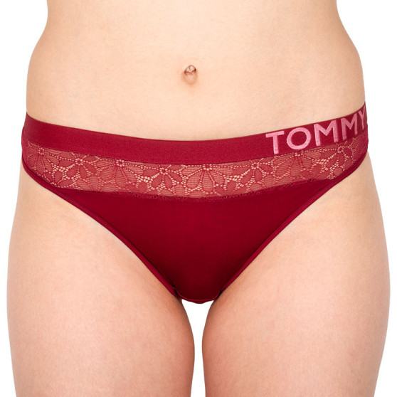 Tanga para mulher Tommy Hilfiger vermelho (UW0UW01394 647)