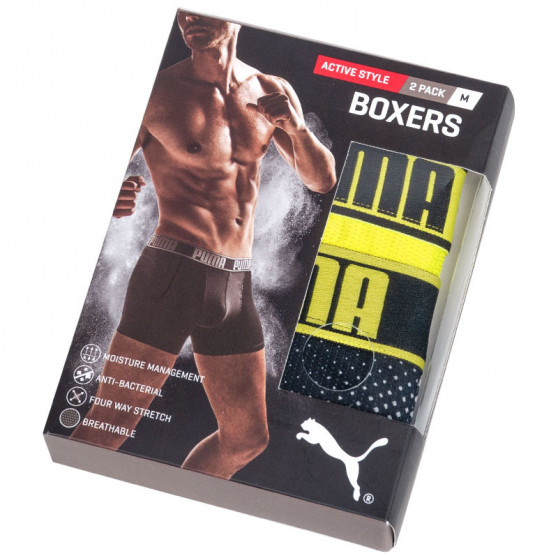 2PACK Boxers para homem Puma sports multicolorido (591010001 260)