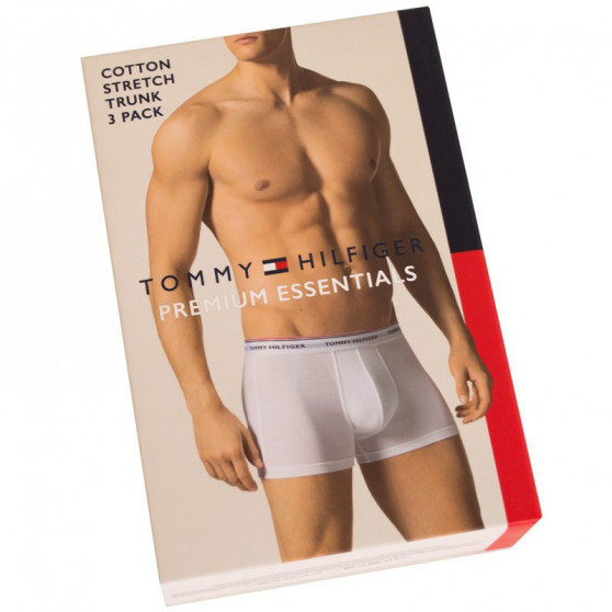 3PACK Boxers para homem Tommy Hilfiger multicolorido superdimensionado (1U87905252 004)