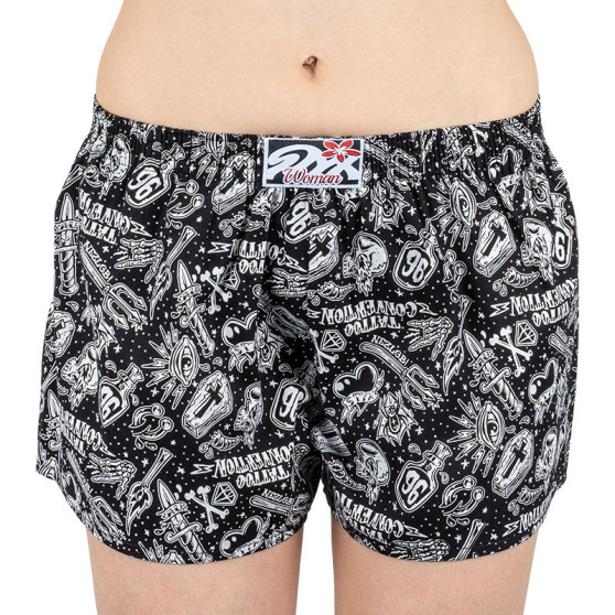 Boxers para mulher Styx arte clássica tatuagem de borracha (K854)