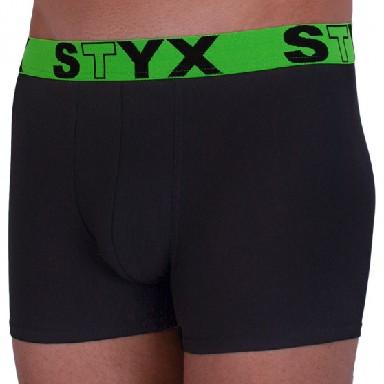 Boxers para homem Styx desporto elástico preto (G965)