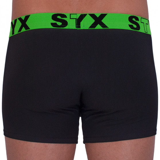 Boxers para homem Styx desporto elástico preto (G965)