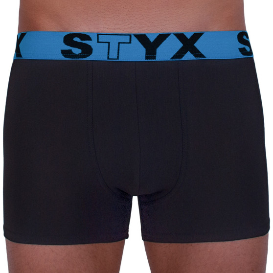 Boxers para homem Styx desporto elástico preto (G966)