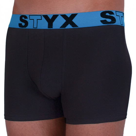 Boxers para homem Styx desporto elástico preto (G966)