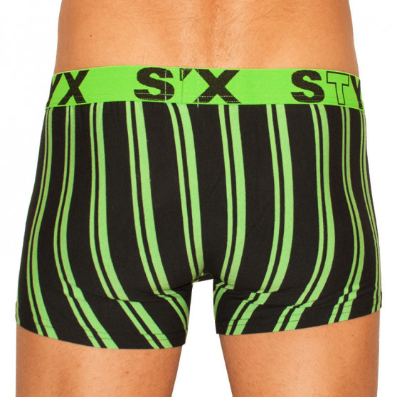 Boxers para homem Styx desporto elástico superdimensionado multicolorido (R764)