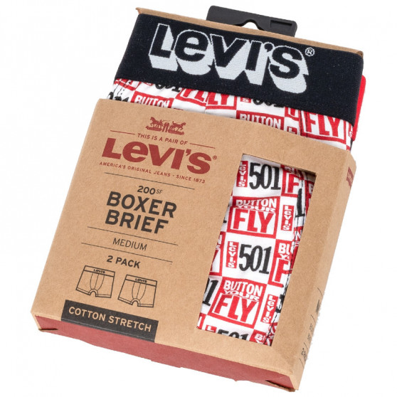 2PACK Boxers para homem Levis multicolorido (995010001 072)