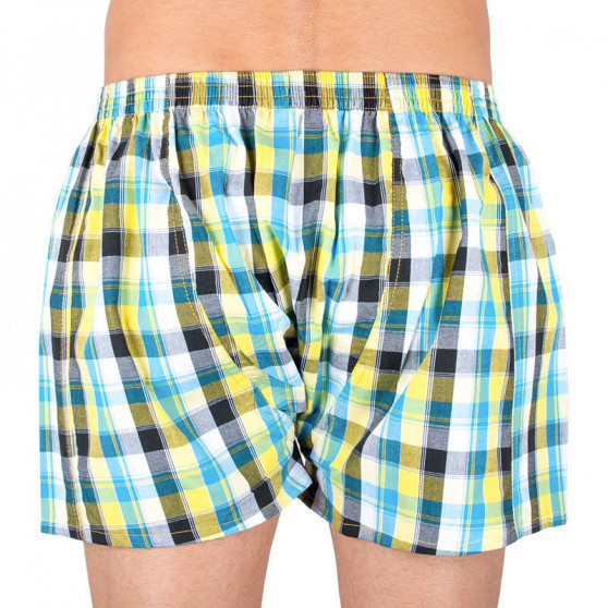 Boxers para homem Styx clássico de borracha superdimensionado multicolorido (E733)