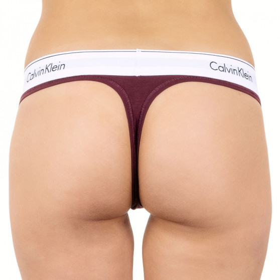 Tanga para mulher Calvin Klein burgundy (F3786E-MDO)