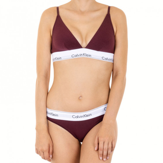 Tanga para mulher Calvin Klein burgundy (F3786E-MDO)