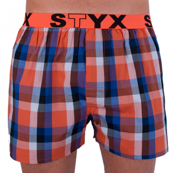 3PACK Boxers para homem Styx desporto elástico multicolorido (B7100406)