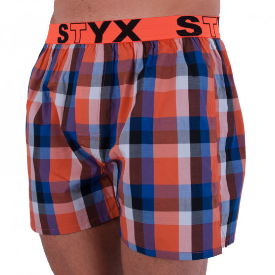 3PACK Boxers para homem Styx desporto elástico multicolorido (B7100406)