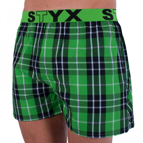 3PACK Boxers para homem Styx desporto elástico multicolorido (B7100406)