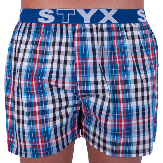 3PACK Boxers para homem Styx desporto elástico multicolorido (B7100406)