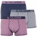 3PACK Boxers para homem S.Oliver multicolorido (26.899.97.4255.16B7)