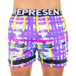 Boxers para homem Represent exclusive Mike modern art roxo