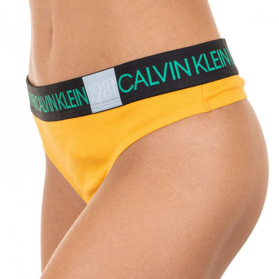 Tanga para mulher Calvin Klein laranja (QF5448E-1ZK)