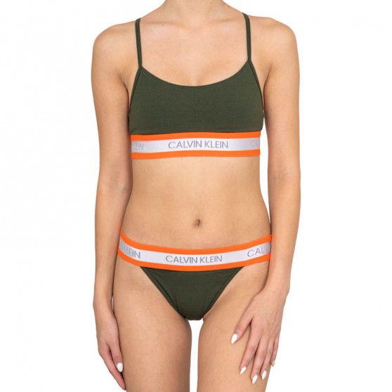 Soutien de senhora Calvin Klein green (QF5459E-FDX)