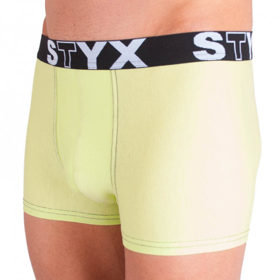 Boxers para homem Styx desporto borracha superdimensionado esverdeado (R4)