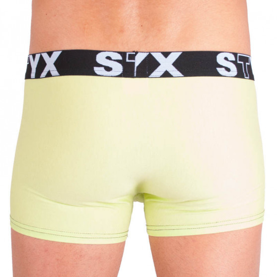 Boxers para homem Styx desporto borracha superdimensionado esverdeado (R4)