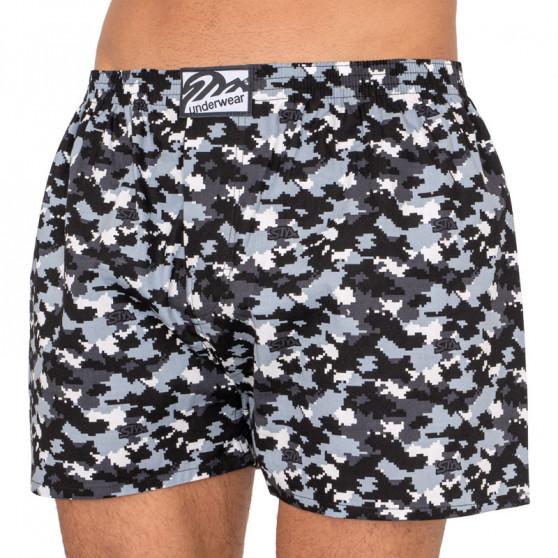 Boxers para homem Styx arte clássica borracha camuflagem digital (A856)