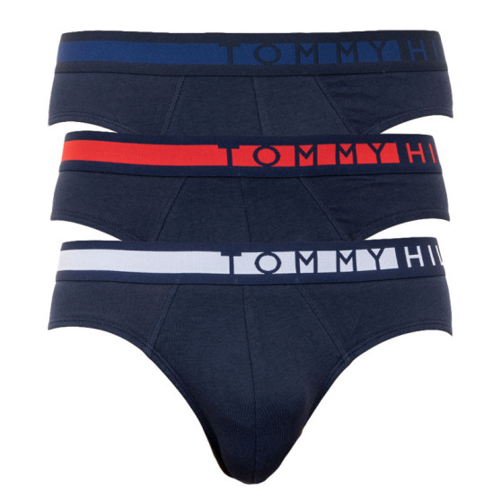 3PACK cuecas para homem Tommy Hilfiger azul escuro (UM0UM01227 991)