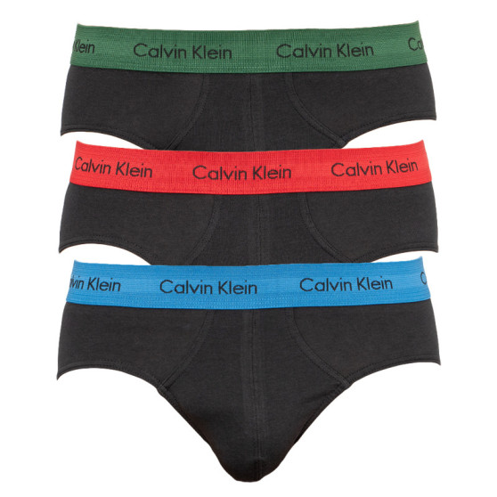 3PACK cuecas para homem Calvin Klein preto (U2661G-BZP)