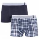 2PACK Boxers para homem Molvy multicolorido (KP-067-BEU)