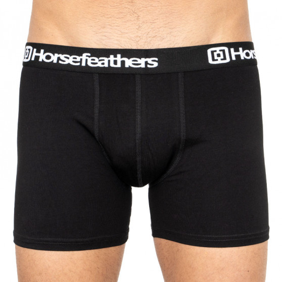 3PACK Boxers para homem Horsefeathers preto (AM067A)