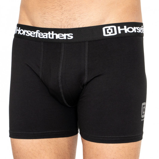 3PACK Boxers para homem Horsefeathers preto (AM067A)