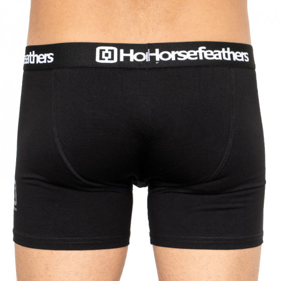 3PACK Boxers para homem Horsefeathers preto (AM067A)