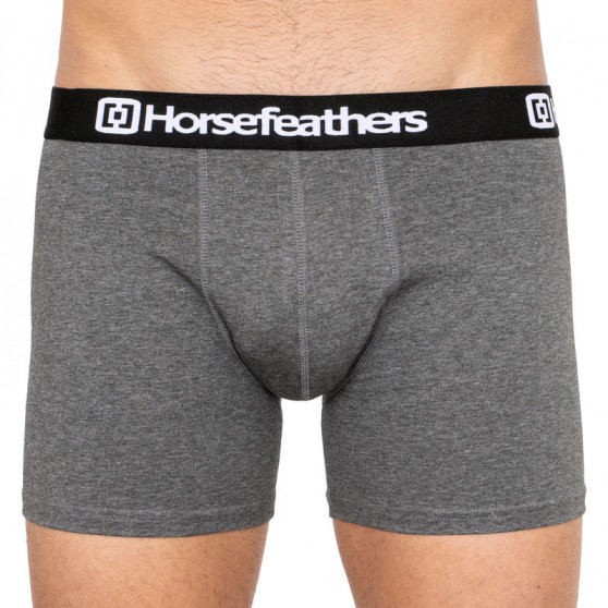 3PACK Boxers para homem Horsefeathers Dynasty heather anthracite (AM067B)