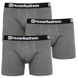 3PACK Boxers para homem Horsefeathers Dynasty heather anthracite (AM067B)