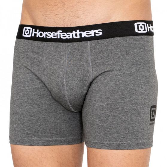 3PACK Boxers para homem Horsefeathers Dynasty heather anthracite (AM067B)