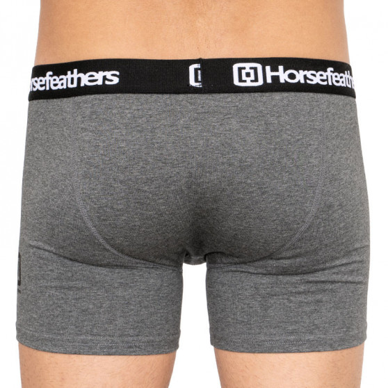 3PACK Boxers para homem Horsefeathers Dynasty heather anthracite (AM067B)