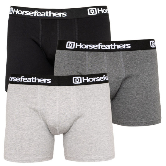 3PACK Boxers para homem Horsefeathers multicolorido (AM067D)