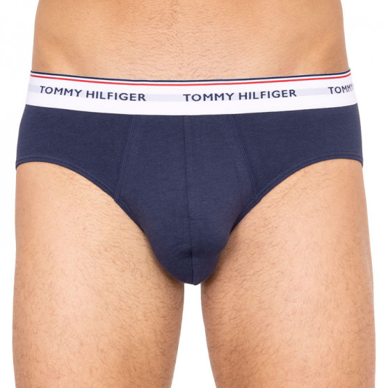 3PACK cuecas para homem Tommy Hilfiger azul escuro (1U87903766 904)