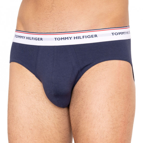 3PACK cuecas para homem Tommy Hilfiger azul escuro (1U87903766 904)